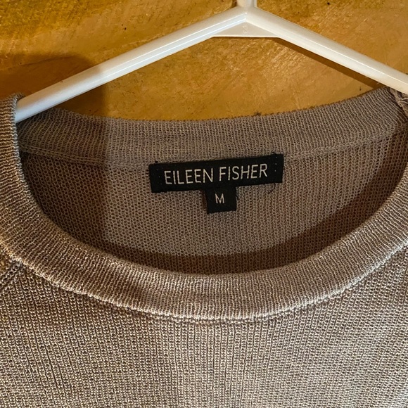 Eileen Fischer long sleeve top in grey size small - Picture 2 of 3